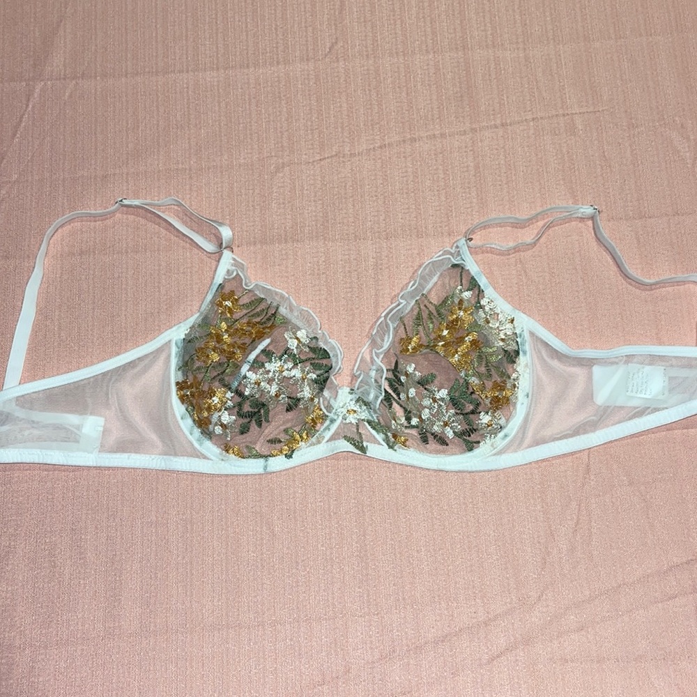 Floral bra
